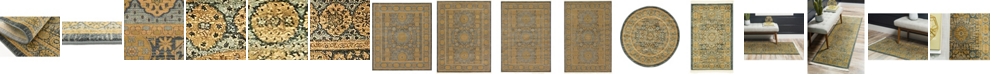 Bayshore Home Wilder Wld2 Navy Blue Area Rug Collection